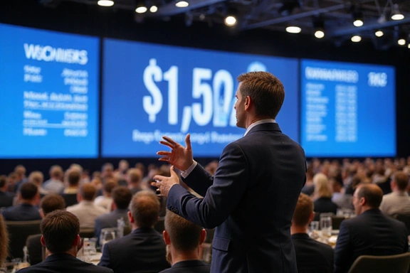 Speaker at financial conference