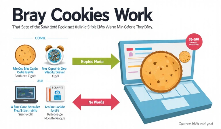 Illustration of how cookies work